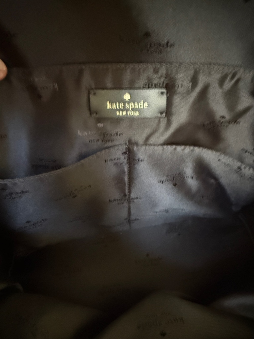 Kate Spade New York Black Rose Toss Large Backpack - Picture 9 of 10